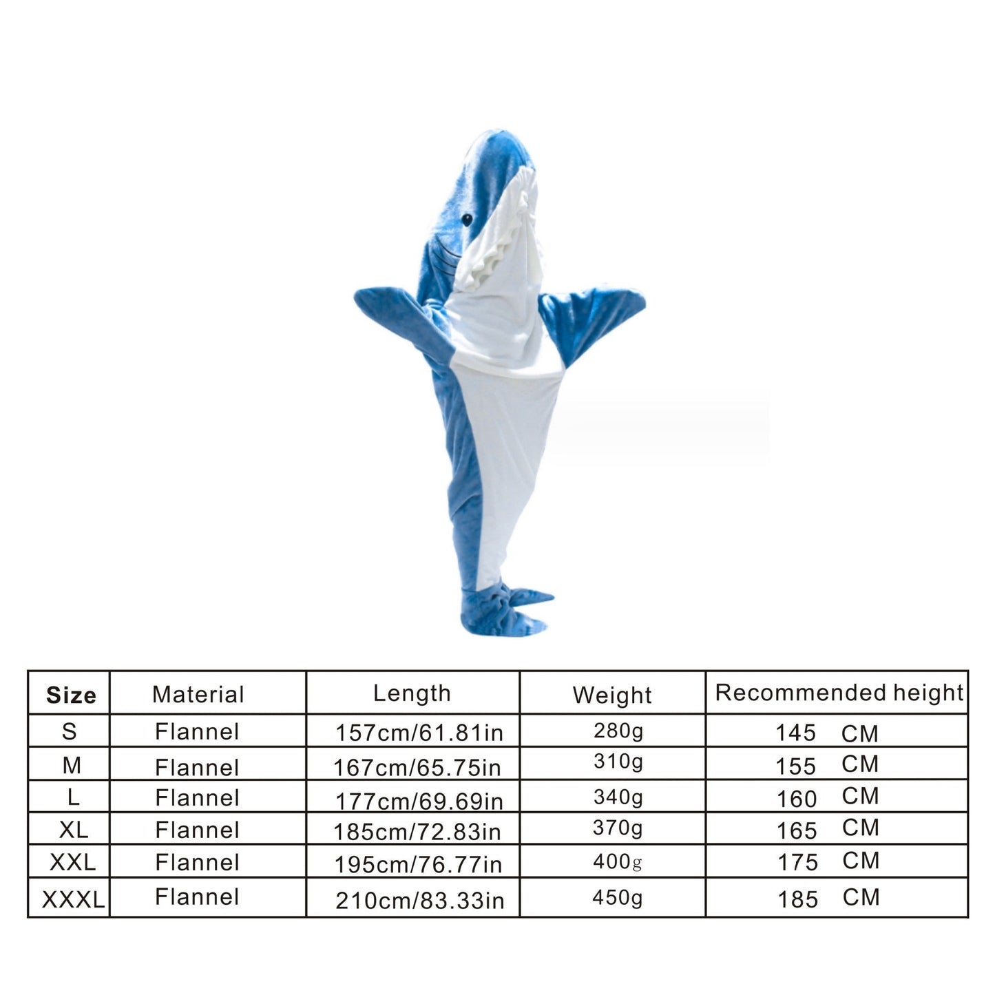Cartoon Shark Sleeping Bag Pajamas Office Nap Shark Blanket Karakal High Quality Fabric Mermaid Shawl Blanket For Children Adult - Korvel