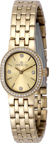 Invicta Women's Angel Watch - Gold Dial & Stainless Steel Bracelet