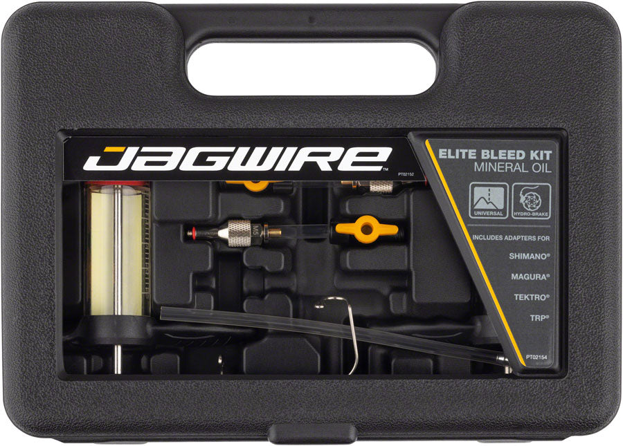 Kit de Sangrado de Aceite Mineral Jagwire Elite con Adaptadores para Shimano y Más