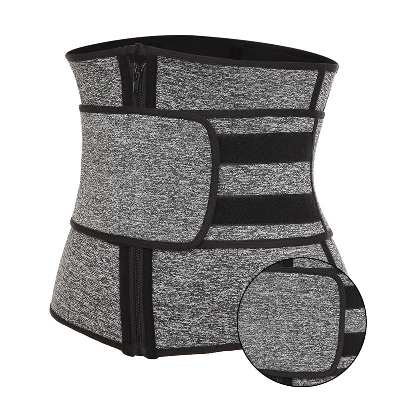 Neoprene Sauna Waist Trainer Corset Sweat Belt for Women Weight Loss Compression Trimmer Workout Fitness - Korvel