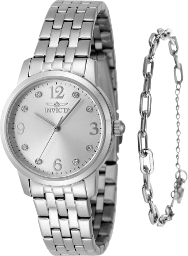 Invicta Women's Angel Watch - Elegant Stainless Steel Design