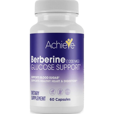 Achieve Berberine 1200mg – Premium Glucose Support Capsules