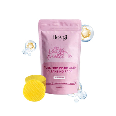 Turmeric Acid Cleansing Pad Gently Repair Skin, Brightening Pores And Hydrating Skin Care Pad - Korvel