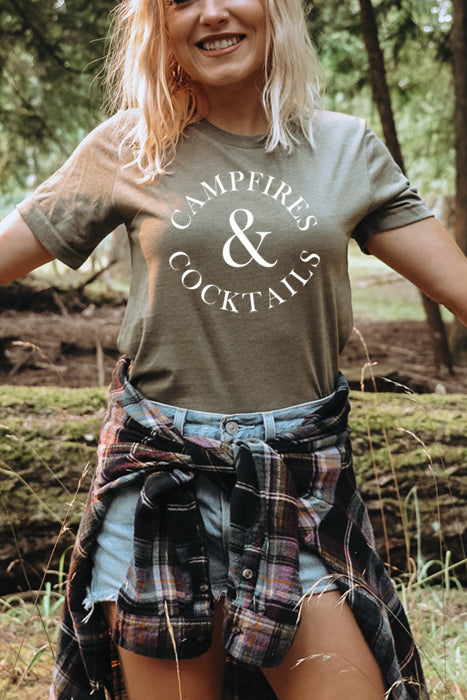 Campfires & Cocktails Tee 4841 - Korvel