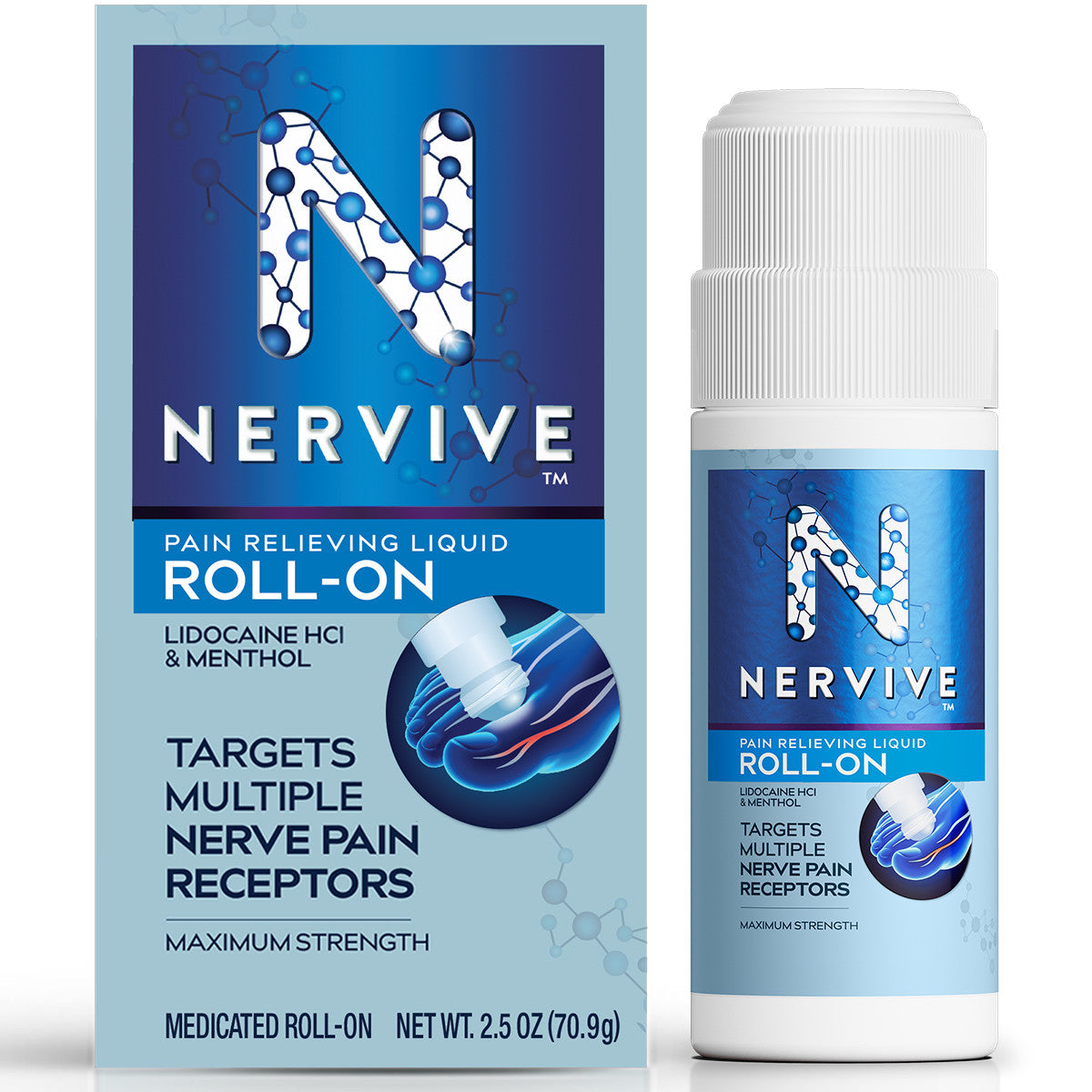 Nervive Nerve Relief Roll-On - Maximum Strength