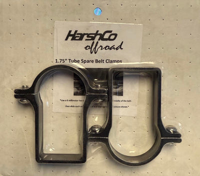 Durable 1.75" Offroad Tube Belt Clamps by Hashco - Korvel