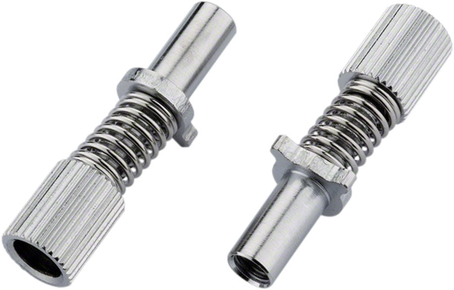 Jagwire Road Sport Frame Mount Mickey Adjusting Barrels - Chrome Pair