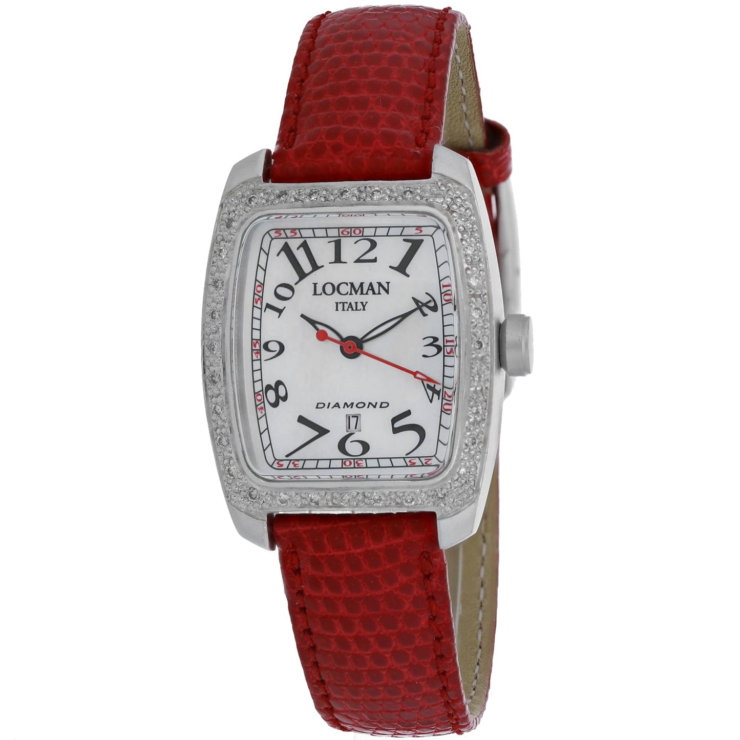 Locman Women's Diamond Watch with Mother of Pearl Dial
