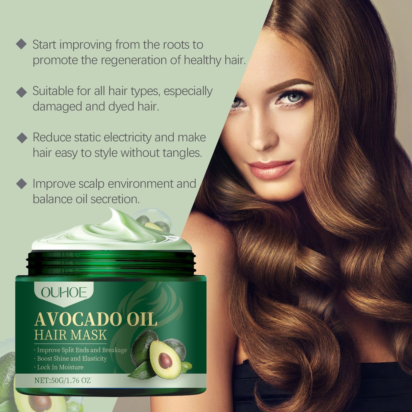 Mascarilla de Aceite de Aguacate para Hidratación y Nutrición