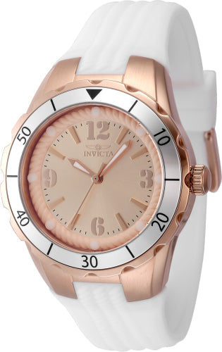 Invicta Women's Angel Watch - Rose Gold & White