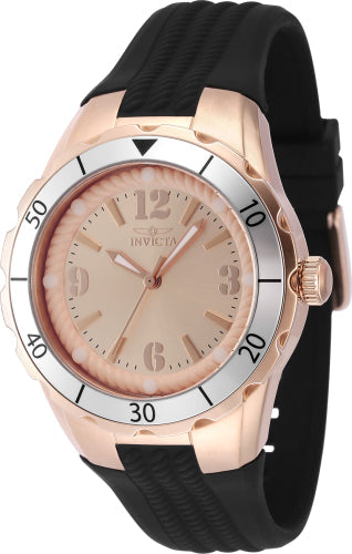 Invicta Women's Angel Watch - Rose Gold & Black