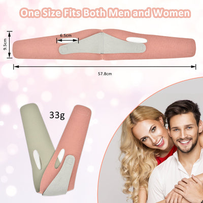 Hailicare Face-Lift V-Belt Graphene Japanese-Style V-Face Tool Small Face Mask Face Correction Bandage - Korvel