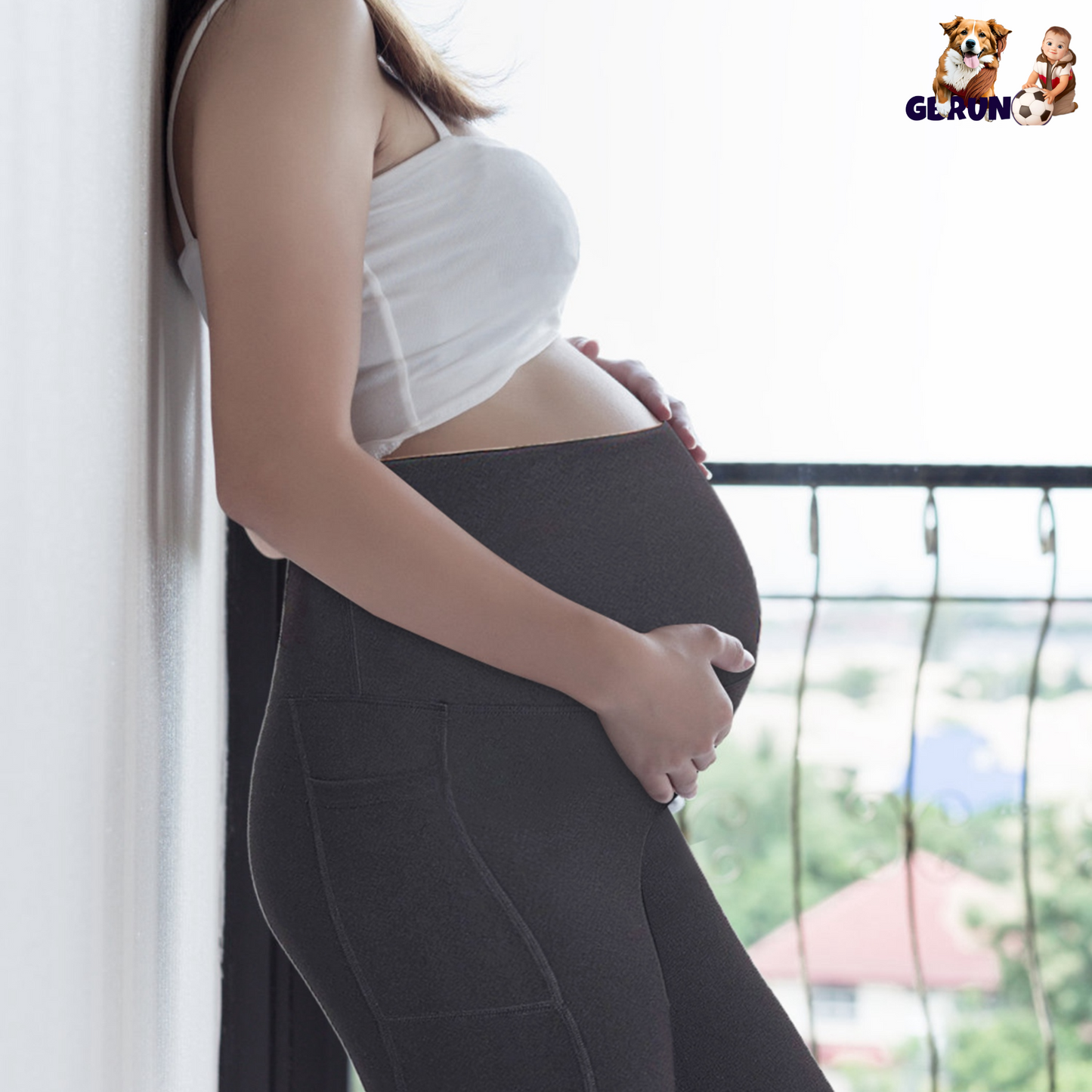 Shorts de maternité sans couture pour mamans actives