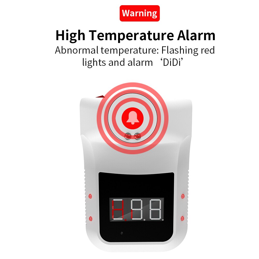 Thermomètre infrarouge sans contact K3 avec alarme de fièvre