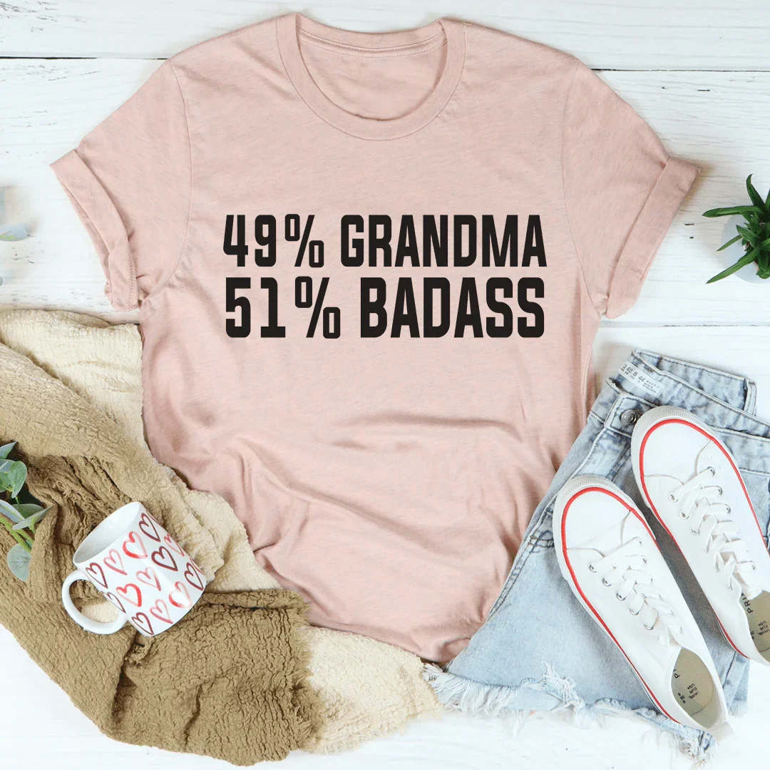 49% Grandma 51% Badass Tee - Korvel