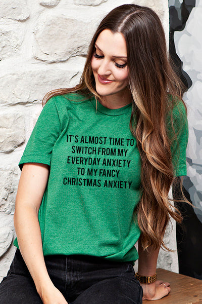 Christmas Anxiety 4900 Tee