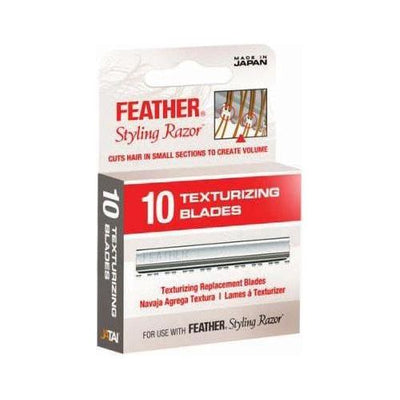 Feather Texturizing Replacement Blades - 10 Pack
