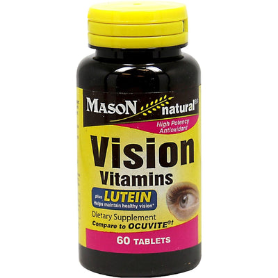 Mason Natural Vision Vitamins Plus Lutein Tablets - 60ct