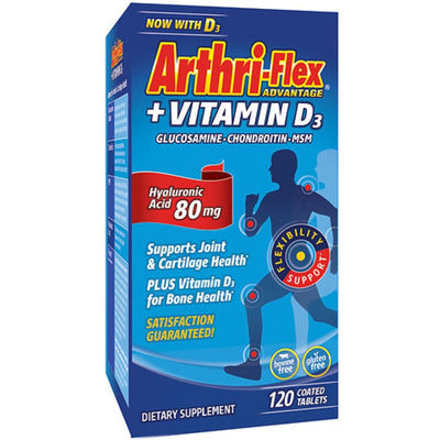 Avantage Arthri-Flex du 21e siècle + Vitamine D3 - 120 Comprimés