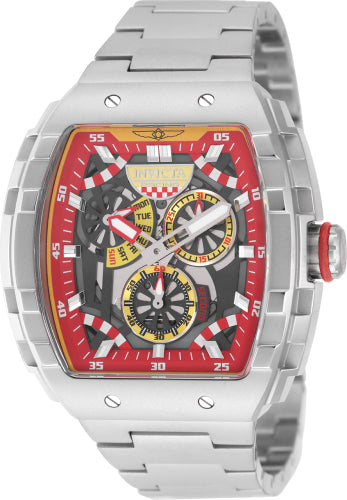 Montre de course pour homme Invicta - Acier inoxydable premium