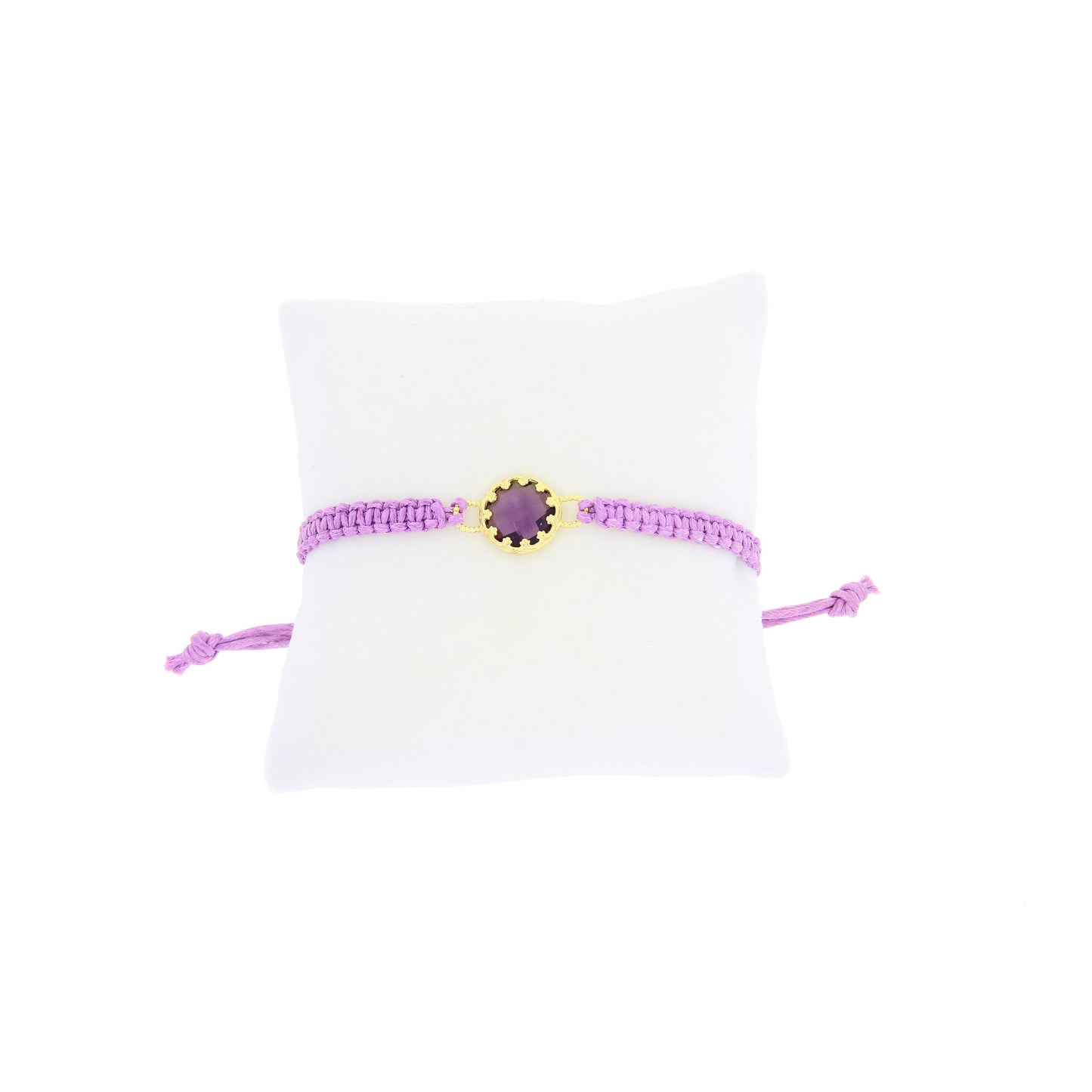 Natural Glass Bracelet in Sterling Silver