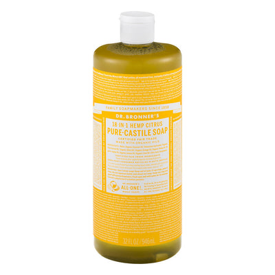 Dr. Bronner's Citrus Organic Pure Castile Liquid Soap - 32 Oz