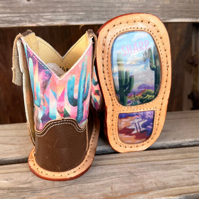Cactita Lil' Tykes | Adorable Infant Boots with Cactus Design - Korvel