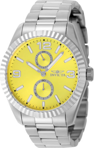 Invicta Men's Specialty Watch with Yellow Dial