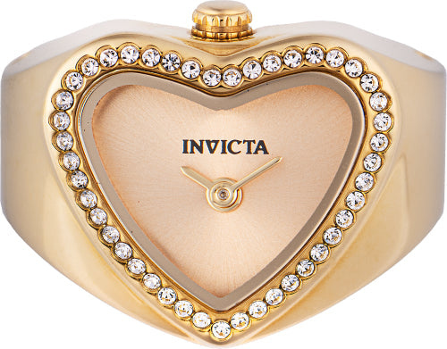 Invicta Women's Mini Ring Watch - Elegant Gold Design
