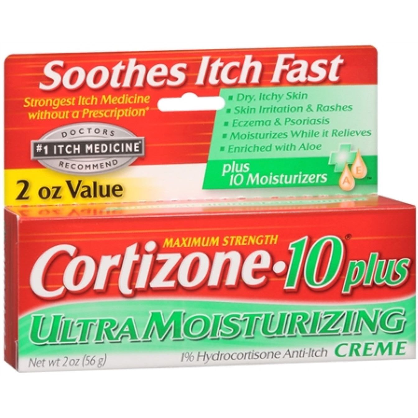 Cortizone 10 Plus Ultra Moisturizing Creme, 2 Oz