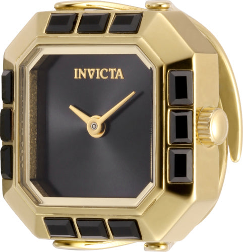 Invicta Women's Mini Ring Watch - Elegant Gold Bracelet