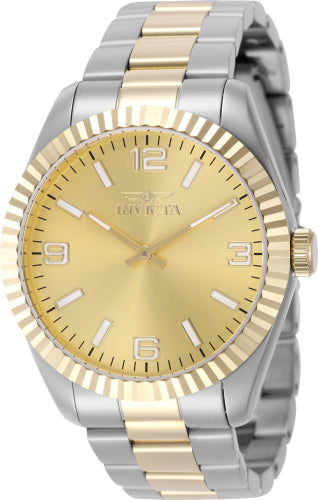Invicta Men's Specialty Watch - Elegant Gold Dial