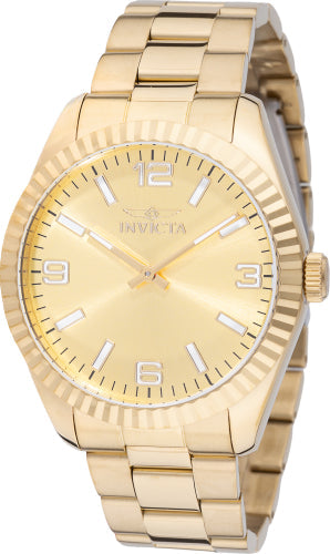 Invicta Men's Specialty Watch - Gold Dial & Stainless Steel