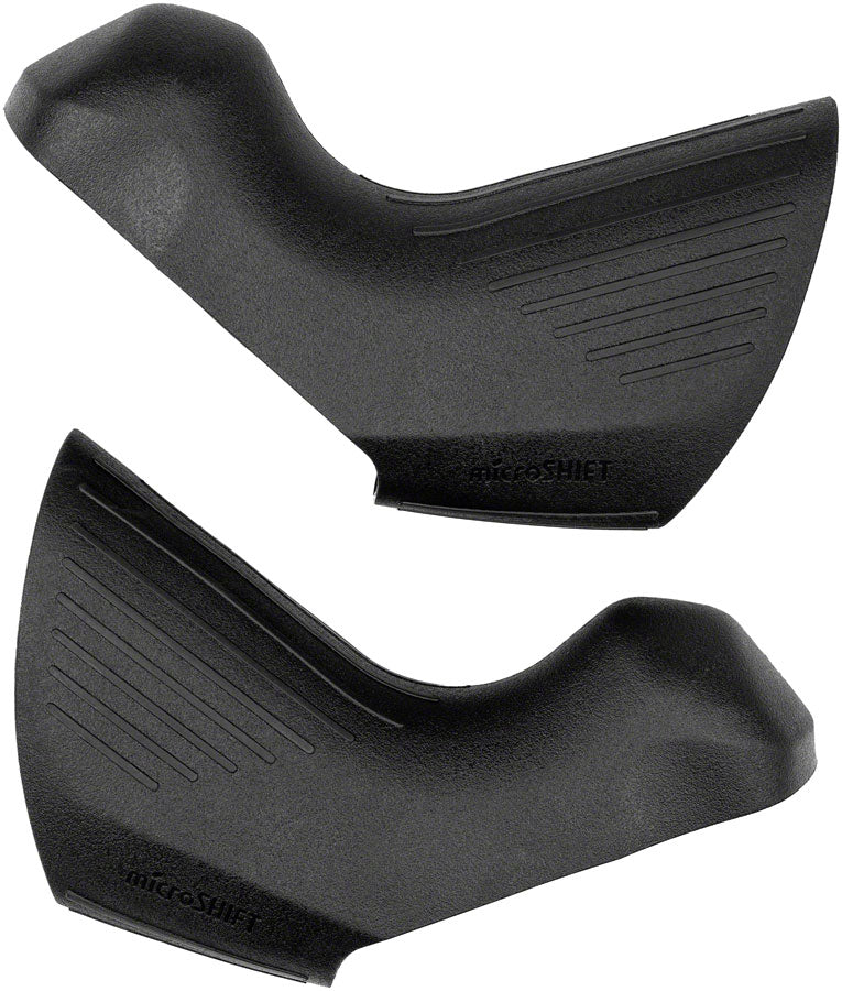 Fundas de palanca de manillar microSHIFT SB06 - Par negro