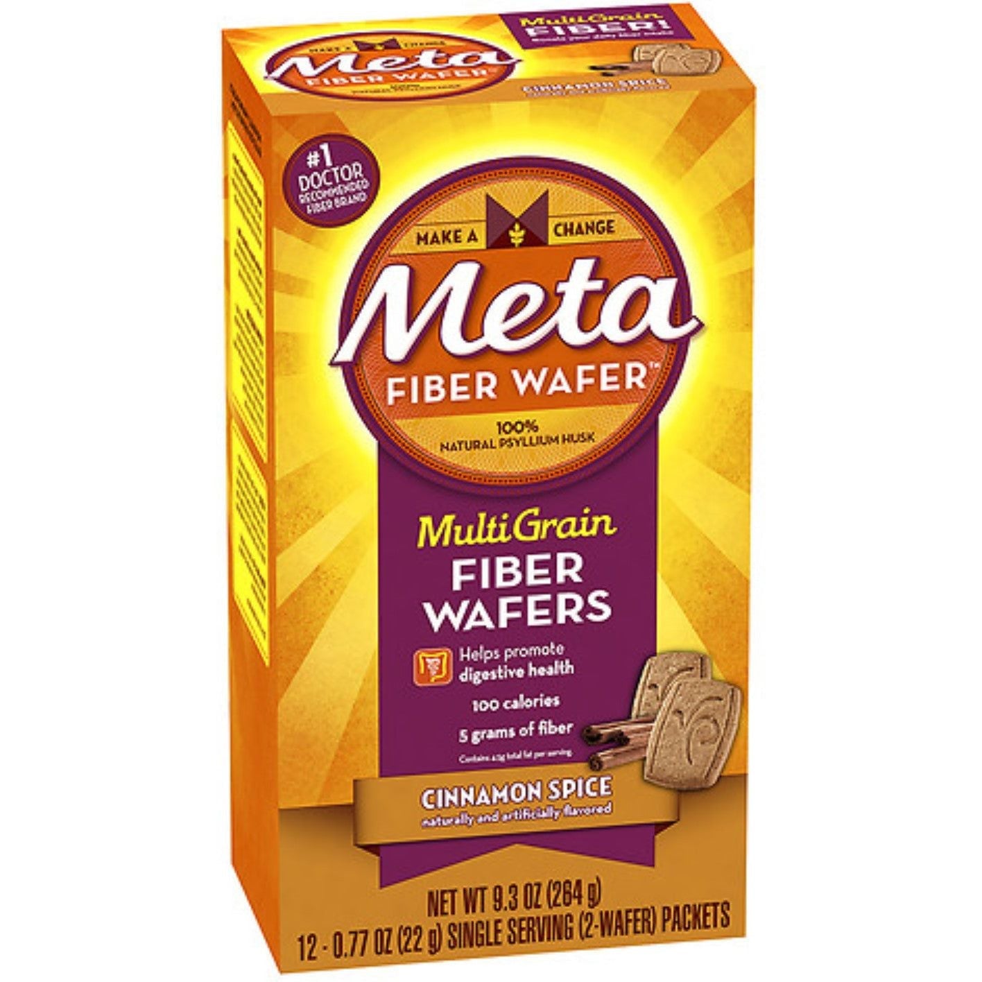Metamucil Fiber Thins - Suplemento de Canela y Especias
