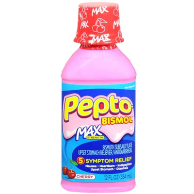 Pepto Bismol Liquid Ultra – Fast Relief Cherry Flavor, 12 oz