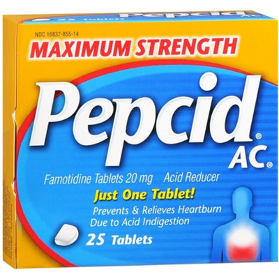 Tablettes réductrices d'acide Pepcid AC Maximum Strength, 20 mg