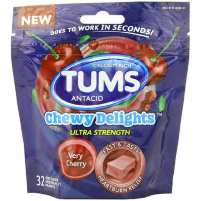 Tums Chewy Delights Ultra Strength – Très Cerise Soft Chews