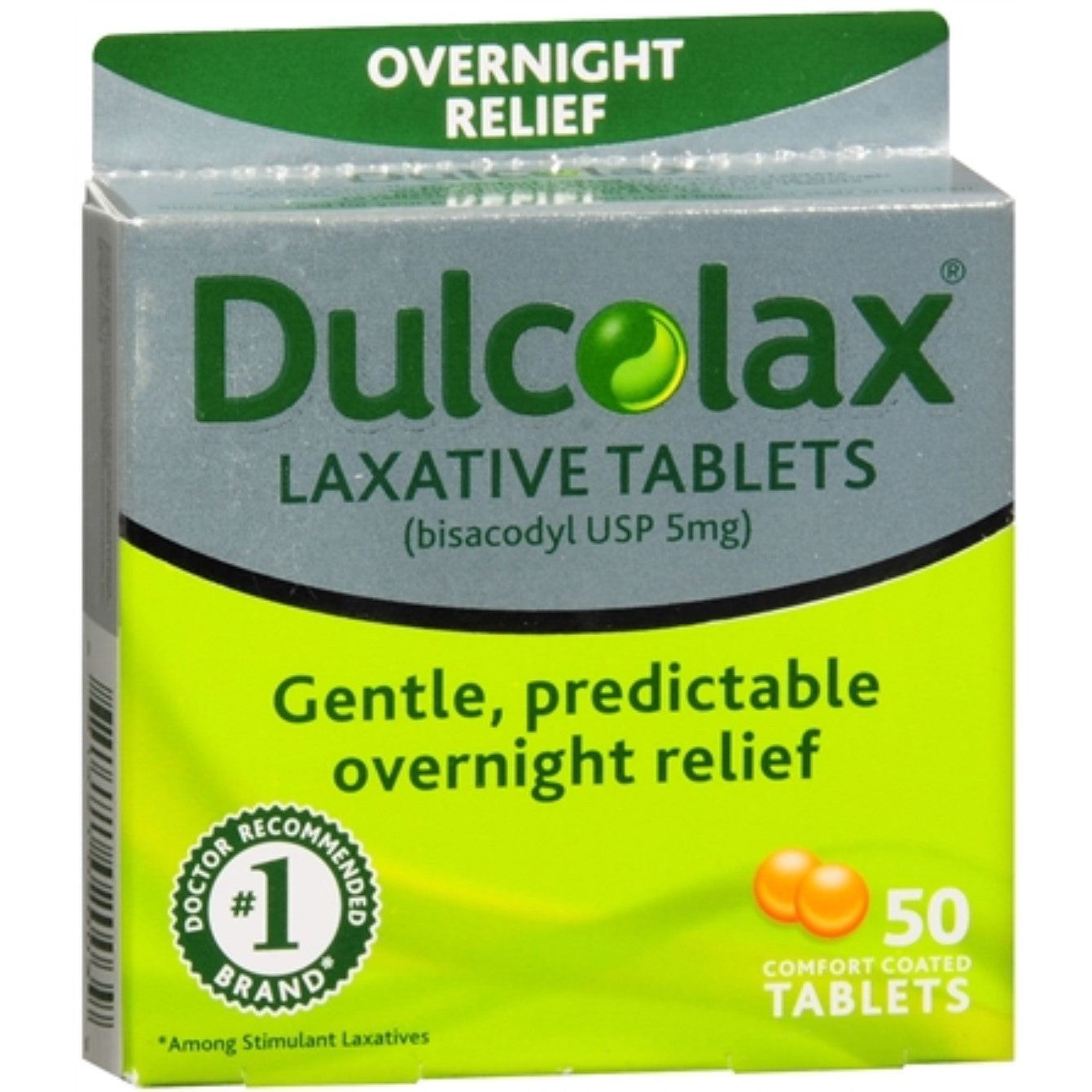 Dulcolax Overnight Laxative, 5 Mg - Comfort Coated Tablets