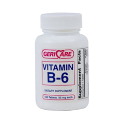 Geri-Care Vitamin B-6 Supplement 50 Mg - 100 Tablets