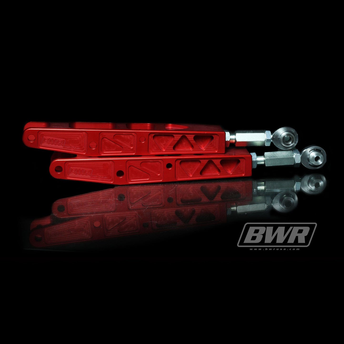 Blackworks BWR Precision Billet Red Rear Lower Control Arms for 13-16 Scion FRS & Subaru BRZ ZN6 - Korvel