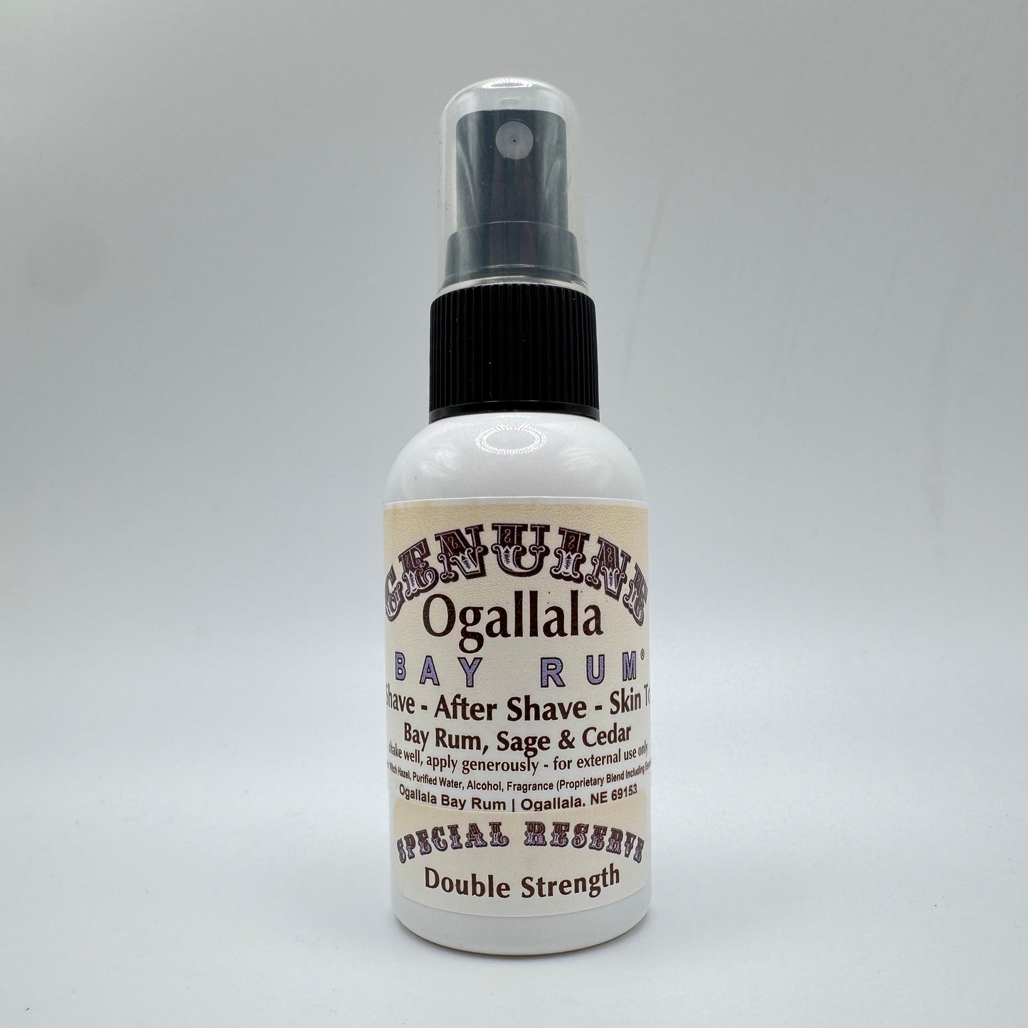 Ogallala Bay Rum, Sage & Cedar Pre Shave & After Shave 2 Oz