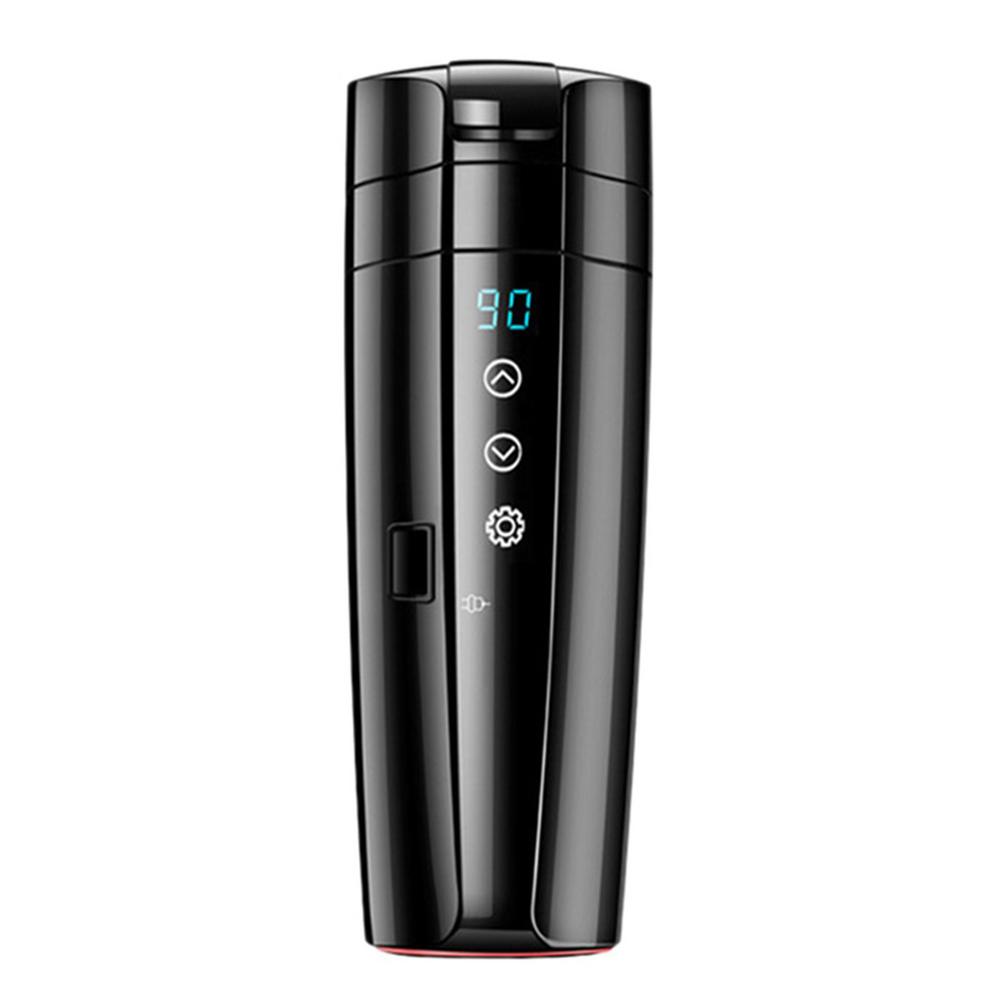 Premium 70W Electric Car Kettle - Real-time Temperature Control