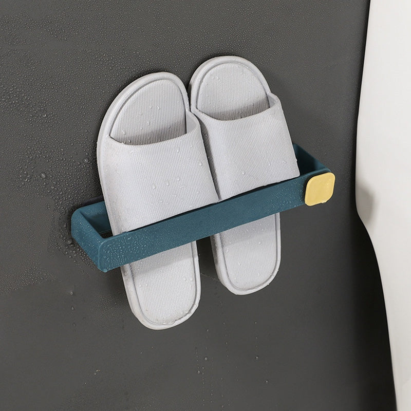 Punch-Free Shoe Rack Bathroom Slippers Rack a Lot Of Toilet Storage Wall Hanging Rack - Korvel