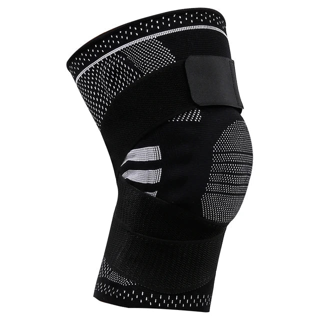 Faja de Rodilla Elástica Desmontable Premium con Soporte de Silicona