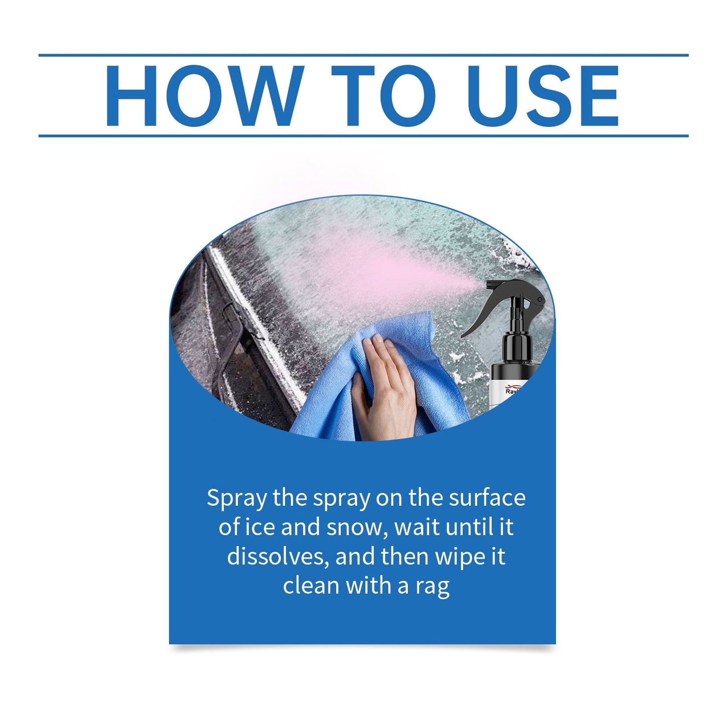 Premium Car De-Icer Spray for Quick Frost Removal