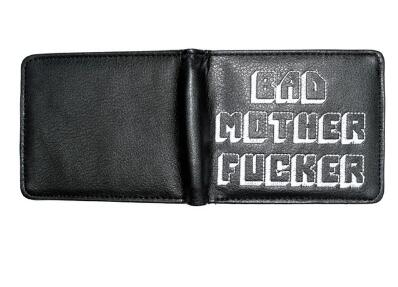 Pulp Fiction Jules Wallet with zipper Coin Pocket Bad Mother Letters Boys Wallet Card Holder Vintage Gift Purse - Korvel