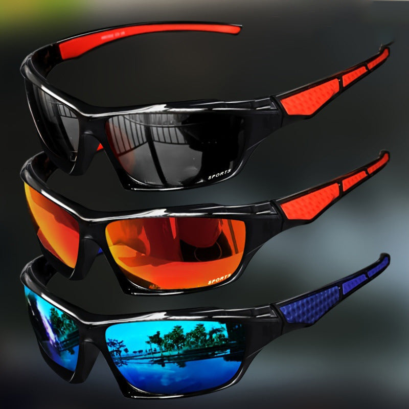 Fashion Sunglasses Colorful Film Outdoor Night Vision Driver Driving Sunglasses Cycling Sports Glasses - Korvel