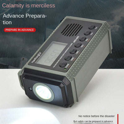 Portable Solar Charging Emergency Radio Scanner