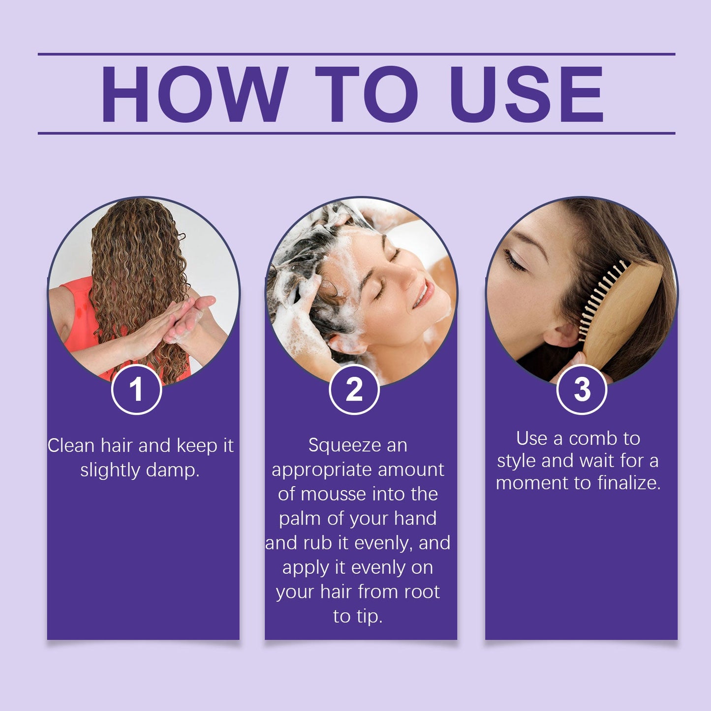 Mousse Volumisante et Coiffante pour Boucles